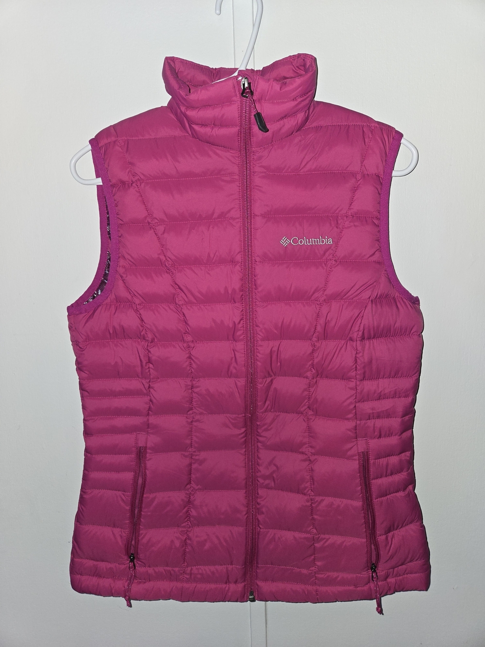 Columbia Women's Pink Puffer Vest